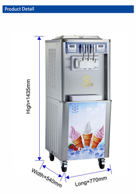 Peralatan pendingin industri dengan bahan pendingin R404A 2x2.1L Tangki pembekuan dan output nominal 2x1.6kW