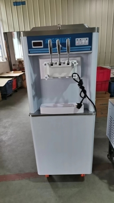 Produksi Mesin es krim lunak dengan R404A refrigerant 2x5.8L Hopper dan kapasitas pre-pendingin