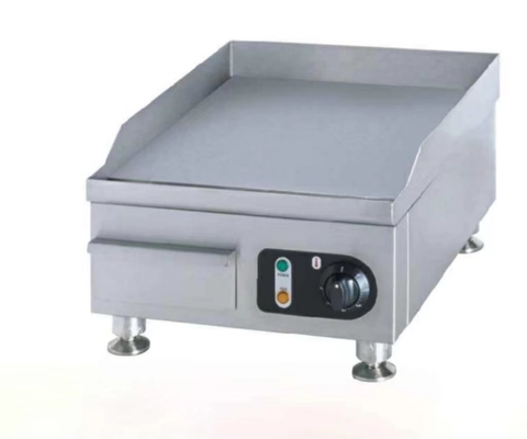 Ristorant Griddle Listrik Memasak Berbagai Makanan Pada 0-100oC Dengan 220-240V 50Hz Tegangan