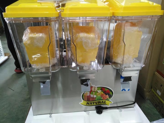 Peralatan pendingin dapur berwarna-warni Dispenser jus 36KG N.W Mendinginkan dengan R134a refrigerant