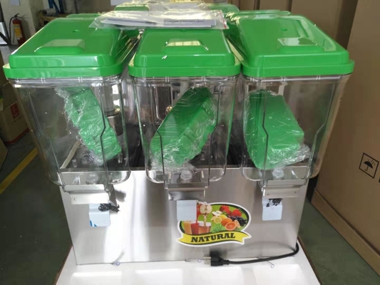 Peralatan pendingin dapur berwarna-warni Dispenser jus 36KG N.W Mendinginkan dengan R134a refrigerant