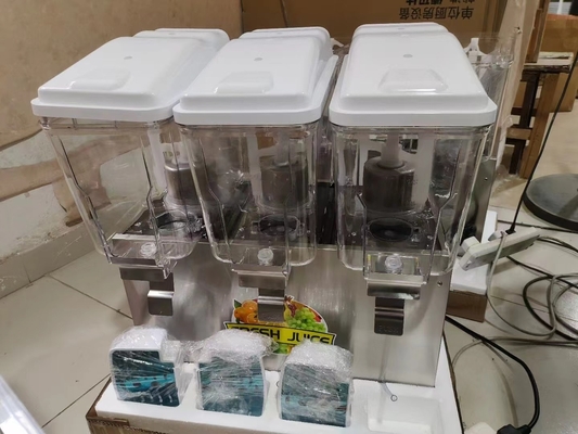 Peralatan pendingin dapur berwarna-warni Dispenser jus 36KG N.W Mendinginkan dengan R134a refrigerant