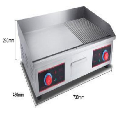 Peralatan Masakan Restoran Baja Rinsless Dengan Kisaran Suhu 0-100 °C
