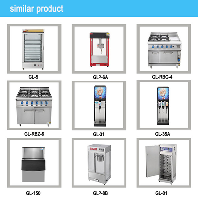 150KG Heavy Duty Gas Stove Grill Combo Set untuk dapur komersial