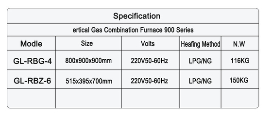 Kombo kompor gas range kompor untuk dapur komersial