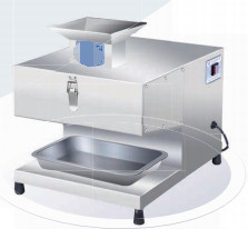 Mesin pemotong daging baja tahan karat listrik dengan pisau yang bisa dilepas Set daya 0,75KW untuk pengolahan daging komersial