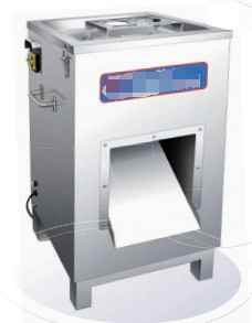 Peralatan pengolahan daging komersial Mesin pemotong daging listrik 0,75KW dengan pemotong daging 3,5-5mm