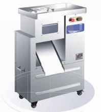 Mesin pemotong daging stainless steel dengan daya 0,75KW dan pisau pemotong 3,5-5mm Mesin pemotong daging