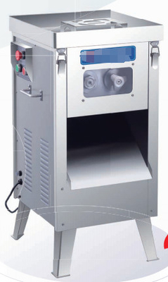 Mesin pemotong daging komersial 0,75KW pemotong daging dengan pemotong disesuaikan pisau lepas set pemotong daging