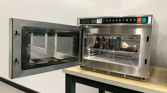 Oven Mikrowave Hitam / Putih 25L untuk memasak pada suhu 0-200C dengan Membrane Touch Control