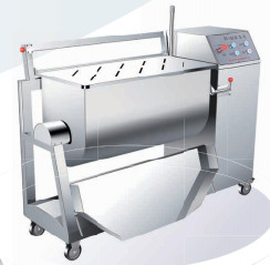 70RPM Mixer Pengolahan Daging Listrik Dengan 120L Hopper Volume Pengisi Mixer