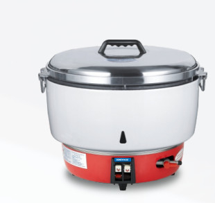 Besi 25L Kapasitas Komersial Rice Cooker dengan Panel Kontrol Mekanis - Efisien Memasak Nasi di 220V