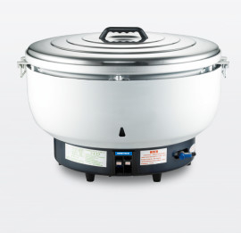 Besi 25L Kapasitas Komersial Rice Cooker dengan Panel Kontrol Mekanis - Efisien Memasak Nasi di 220V