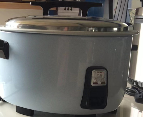 Besi 25L Kapasitas Komersial Rice Cooker dengan Panel Kontrol Mekanis - Efisien Memasak Nasi di 220V