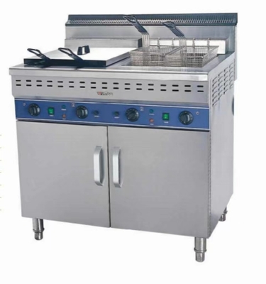 Mesin Penggorengan Listrik Baja Berkualitas Tinggi dengan Tegangan 220-240V untuk Penggorengan Makanan pada 0.C ~ 300.C