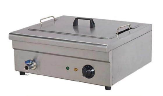 Mesin penggoreng dapur komersial listrik dengan kisaran suhu 0°C - 300°C untuk memasak restoran