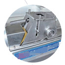 50HZ Frekuensi Nominal Peralatan Pengolahan Buah dengan 110/140/170mm Melalui Lebar Digital Tampilan Sayuran Sliver