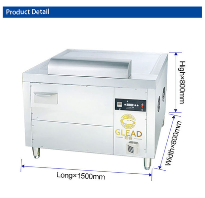 Japan Gas Arc Teppanyaki SS304 Peralatan hotel komersial dengan LPG/gas alam 130KG N.W.