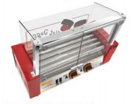 Mesin Pengolahan Buah dan Sayuran Lanjutan dengan Ukuran 660*490*540mm dan 9 Roller Hot Dog Grill