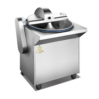 Commercial Grade 30L Kapasitas Bowl Cutter Dengan Motor Standar Nasional Kuat Untuk Dapur Hotel