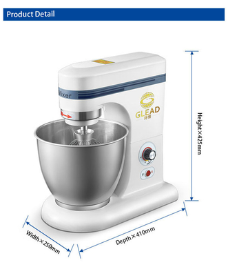 Mixer Kue Komersial Stabil Dengan Daya 0,35KW 7L Volume 0,5KG/H Kapasitas 14KG N.W