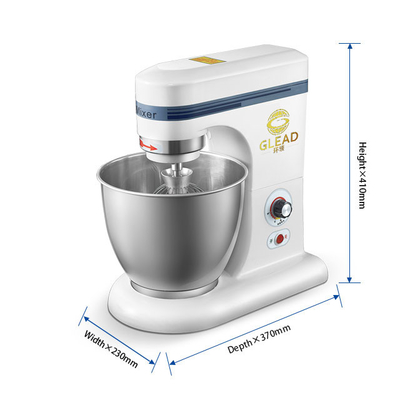 Mixer Kue Komersial Stabil Dengan Daya 0,35KW 7L Volume 0,5KG/H Kapasitas 14KG N.W