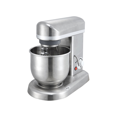 Commercial Cake Mixer 0.35KW Dengan Volume 7L Stabil Motor Kawat Tembaga Standar Nasional