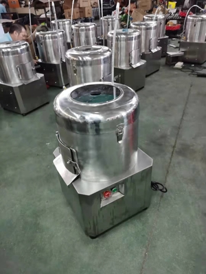 Mesin kentang stainless steel 1.5kw 150min/r Kecepatan berputar 400KG/H Kapasitas