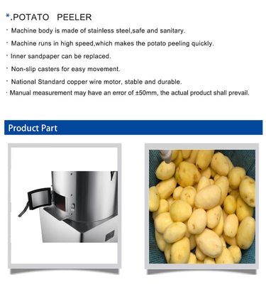 Mesin Potato Cutter 400KG/H dari Stainless Steel dengan Desain Aman dan Saniter