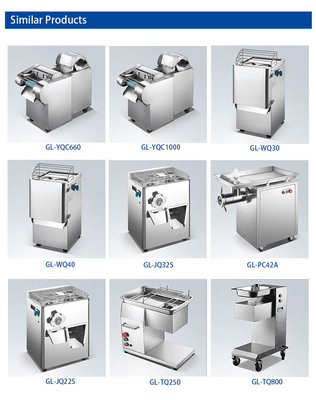 Heavy Duty Stainless Steel Peralatan Catering Komersial Pemotong Sayuran 1000KG/H Daya