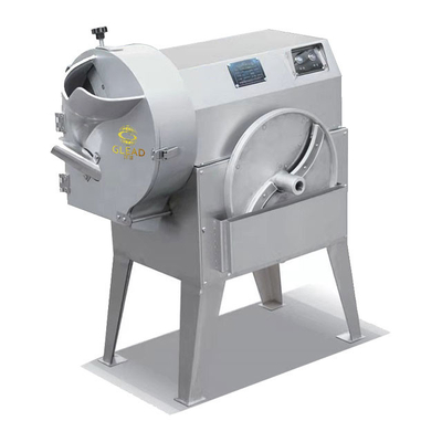 Kapasitas Peralatan memasak komersial 1000KG/H Mesin pemotong sayuran stainless steel 1.5kw Pasokan listrik