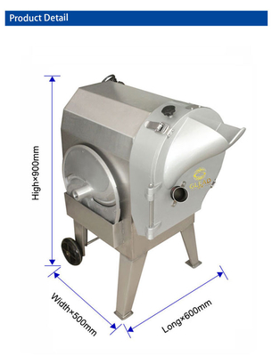 Stainless Steel Professional Vegetable Cutter Dengan Daya 1.5kw Untuk Kapasitas Slicing Kelas Komersial