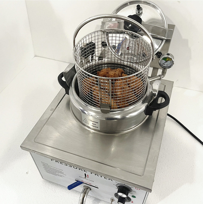 Portable 16L Commercial Hotel Chicken Fryer Dengan 21 Kg N.W Dan 3 Kw Daya