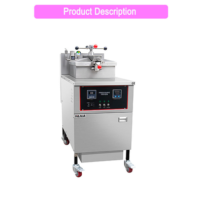 Heavy Duty 25L Electro Thermal Fried Chicken Machine untuk Hotel Mewah