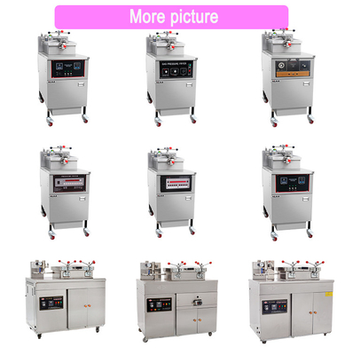 Heavy Duty 25L Electro Thermal Fried Chicken Machine untuk Hotel Mewah
