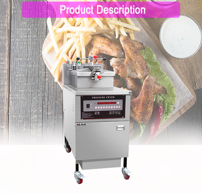25L Electro Thermal Chicken Pressure Fryer Untuk Dapur Komersial - 13.5 Kw Daya