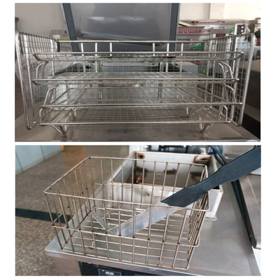 Peralatan lobi hotel Mesin ayam goreng bertekanan elektro termal dengan filter minyak - kapasitas 25L
