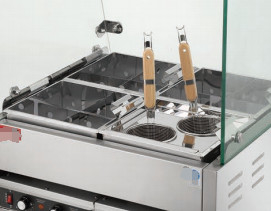 Stainless Steel Kanto Cooker 9KW 220V 50-60HZ Fungsi mendidih Empat / Enam / Delapan Kotak