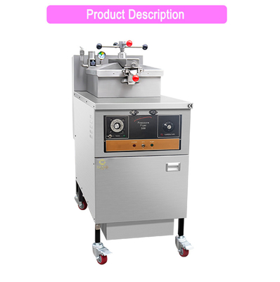 Panel Mekanis Mesin Goreng Ayam Gas 0,48kg/jam Konsumsi Gas 160 KKg Mesin Goreng Ayam
