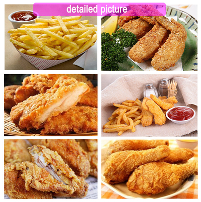 Panel Mekanis Mesin Goreng Ayam Gas 0,48kg/jam Konsumsi Gas 160 KKg Mesin Goreng Ayam