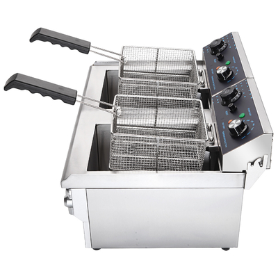 Peralatan Masakan Dapur Satu Silinder Untuk Makanan Goreng Kompak Ukuran Fryer