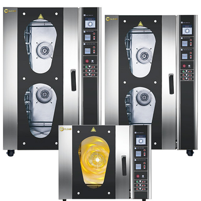 10 Tray Gas Oven Di Oven Baking Berskala Besar Untuk toko roti Convection Oven