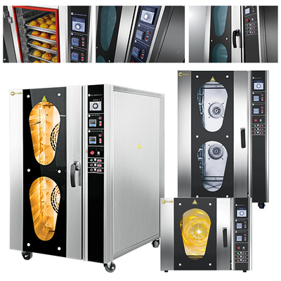 10 Tray Gas Oven Di Oven Baking Berskala Besar Untuk toko roti Convection Oven