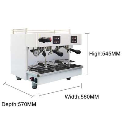 3750W Peralatan Hotel Komersial Dual Purpose Panel Mekanis Tanpa Filter Minyak Kontrol Elektronik Vane Pompa Tinggi Cup