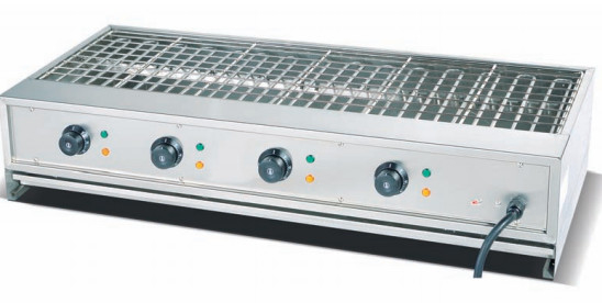 Oven BBQ 220V Berskala Besar Tanpa Asap Mengurangi Efek Sisa Dalam Memasak