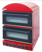 Mudah Untuk Membersihkan Komersial Baking Oven 1 Lapisan Dan 1 Tray Desain Interior Sederhana Oven Pizza Keluarga