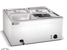 2 tangki aksesoris pengolahan makanan listrik Bain Marie Dengan teknologi dan bahan canggih