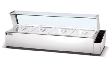 Peralatan Masak Dapur Komersial 3 Tangki Dengan 220-240V/50-60HZ Tegangan Listrik Bain Marie