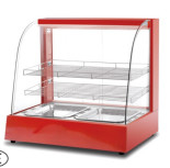 Pilihan Makanan yang Nyaman Dengan Showcase Pemanasan 800*480*635 Mm N.W 40Kg Showcase Pemanasan