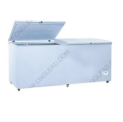 Opsi suhu ganda Peralatan pendingin industri Freezer tegak / peti dengan penampilan yang halus